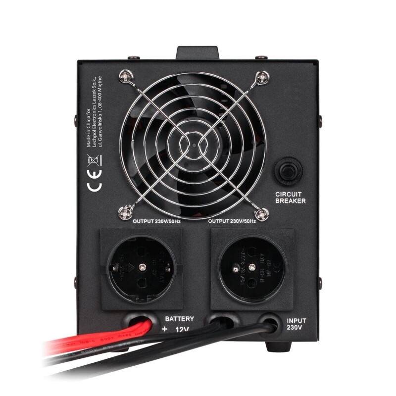 Záložný zdroj KEMOT URZ3405B PROsinus-800 prenosný 12V/230V 800VA / 500W čierny